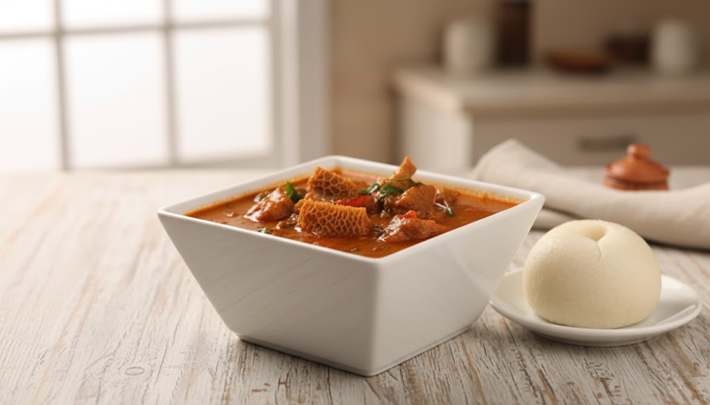 Nnioka Traditional Delicacy with Pounded Yam